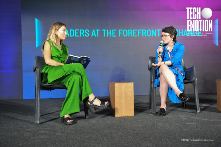 Amy O’Brien, Freelance journalist, writer, moderator and Federica Pasini, Go-To-Market Strategic Advisor Indigo.ai
