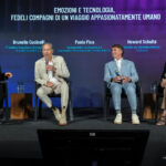Paola Pica, Vice caporedattrice redazione “economia” e responsabile del mensile “l’innovazione”, Corriere della Sera, Howard Schultz, Fondatore e Presidente emerito di Starbucks, e Brunello Cucinelli, Presidente esecutivo e direttore di di Brunello Cucinelli S.p.A