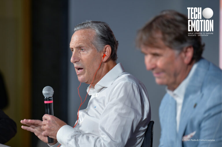 oward Schultz, Founder and chairman emeritus Starbucks and Brunello Cucinelli, Executive president and director of Brunello Cucinelli S.p.A