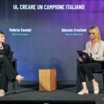 Valeria Sandei, CEO di Almawave e Alessia Cruciani, giornalista al Corriere della Sera