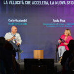 Carlo Gualandri, CEO & Founder di Soldo, and Paola Pica, Vice caporedattrice redazione “economia” e responsabile del mensile “l’innovazione”, Corriere della Sera