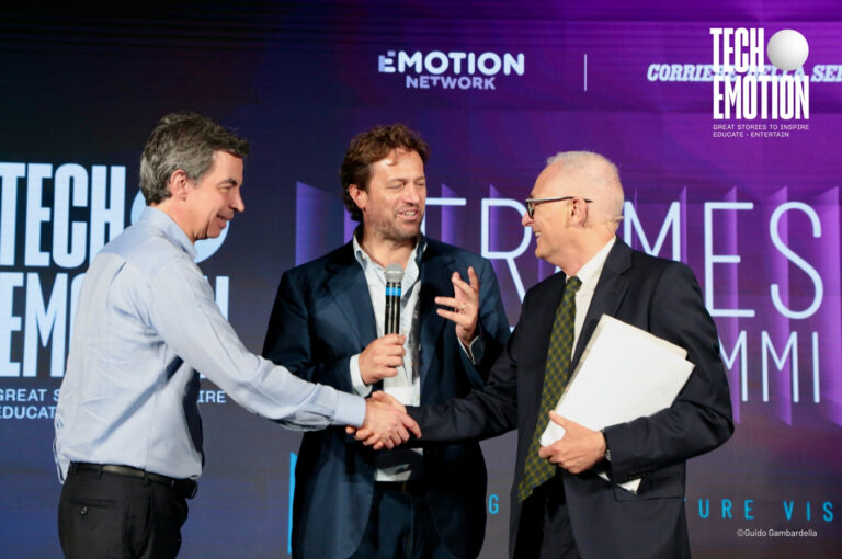Angelo Moratti, Founder, President and Anchor Investor of Milano Investment Partners Sgr, Mattia Mor, Founder & CEO Emotion Network and Daniele Manca, Journalist and Deputy Director Corriere della Sera