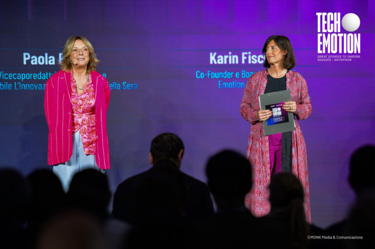 Paola Pica, Deputy editor of Economia and head of L’Innovazione at Corriere della Sera and Karin Fischer, Co-founder and Board member Emotion Network
