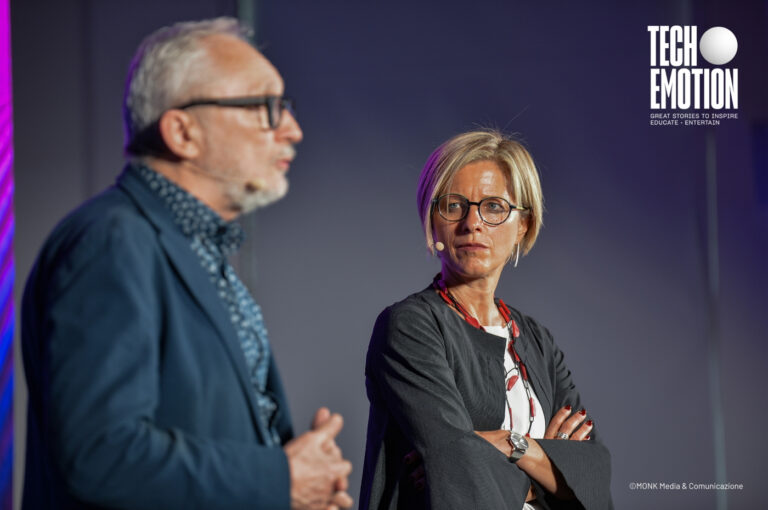 Gianluca Nicoletti, Journalist, Writer and President of Fondazione Cervelli Ribelli, and Michela Paparella, CEO of Kulta, Co-founder and General Manager of the Innovative Startup Nello Spettro