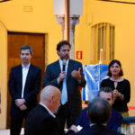 Thomas Schneider, Board Member di Emotion Network, Angelo Moratti, Fondatore, presidente e investitore principale di Milano Investment Partners Sgr - Mattia Mor, Founder & CEO di Emotion Network – Karin Fischer, Co-founder e Board member Emotion di Network , Gianluca D’Agostino, Co-Founder di Emotion Network