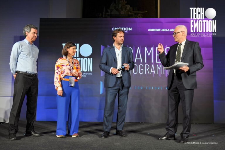 Angelo Moratti, Founder, President and Anchor Investor of Milano Investment Partners Sgr - Mattia Mor, Founder & CEO Emotion Network – Karin Fischer, Co-founder and Board member Emotion Network , Daniele Manca, Journalist and Deputy Director Corriere della Sera